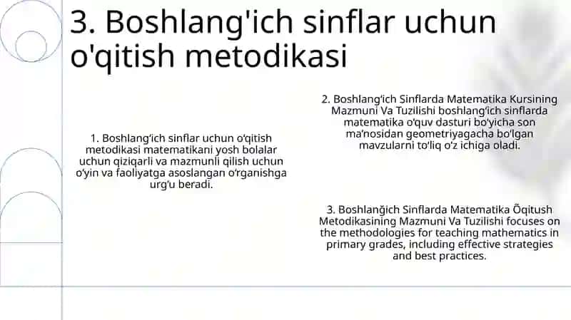 Boshlanğich Sinflarda Matematika Kursining Mazmuni Va Tuzilishi 4