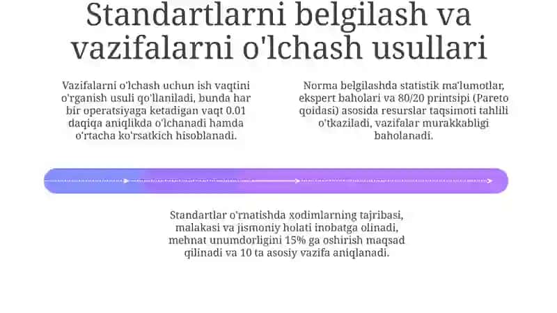 Mahsuldorlik standartlari 4