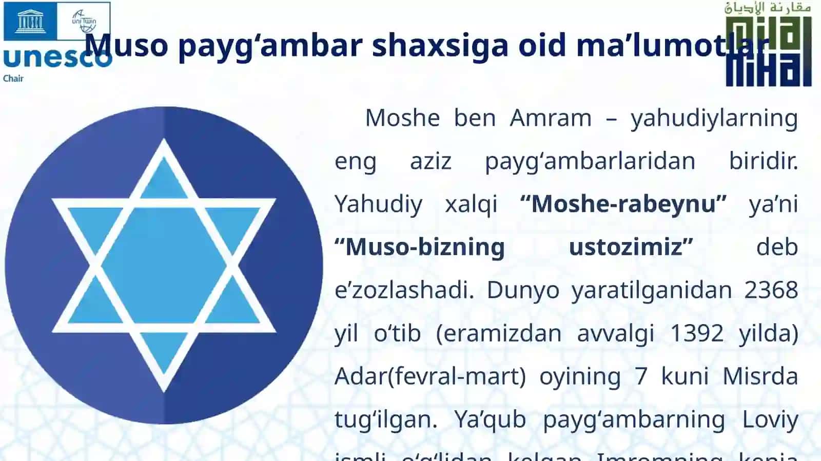 MONOTEISTIK DINLARDA MUSO PAYG’AMBAR SIYMOSI 4