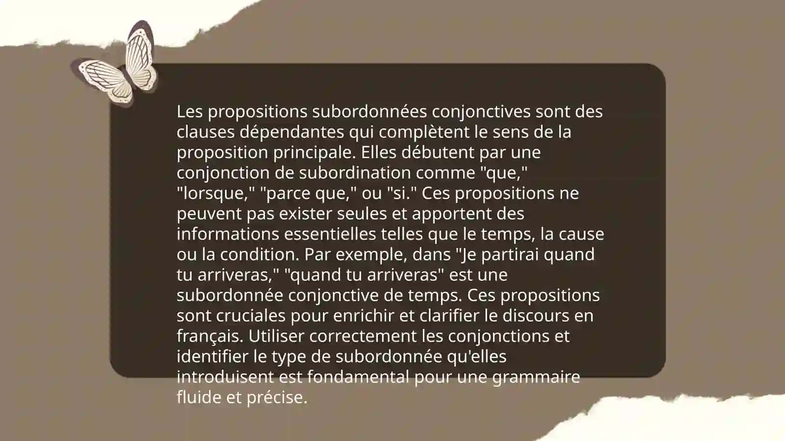 Les propositions subordonnées en français 4