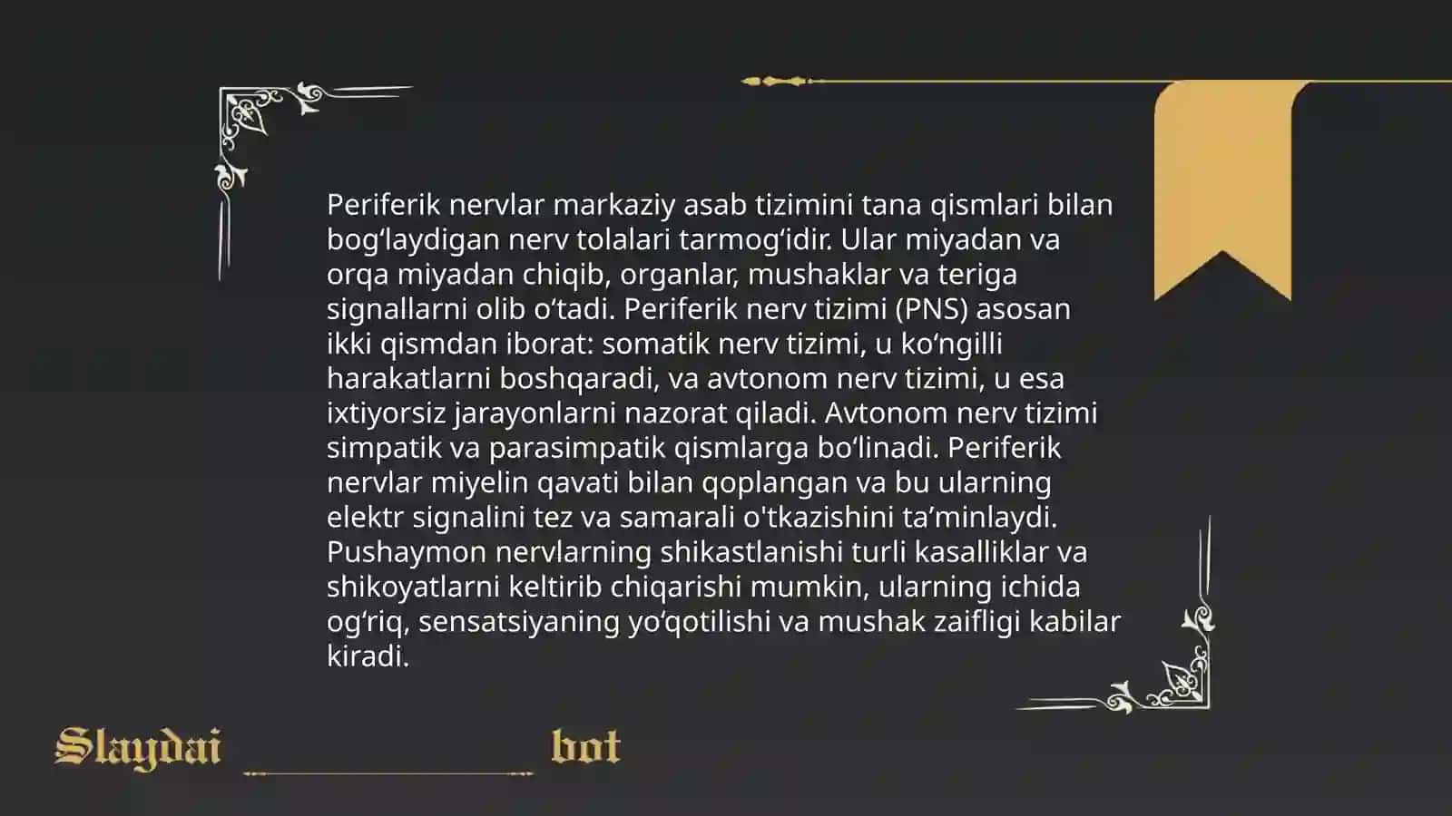 Pereferik nerv sistemasi 4