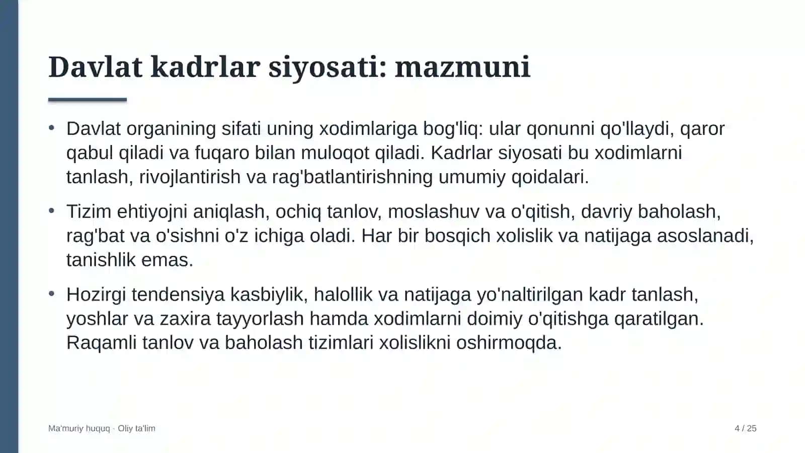 Folklor jamoalarida davlat kadrlar siyosati 4