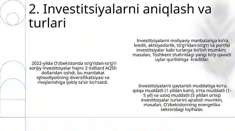 Investitsiya fuksiyasi va omillari 4