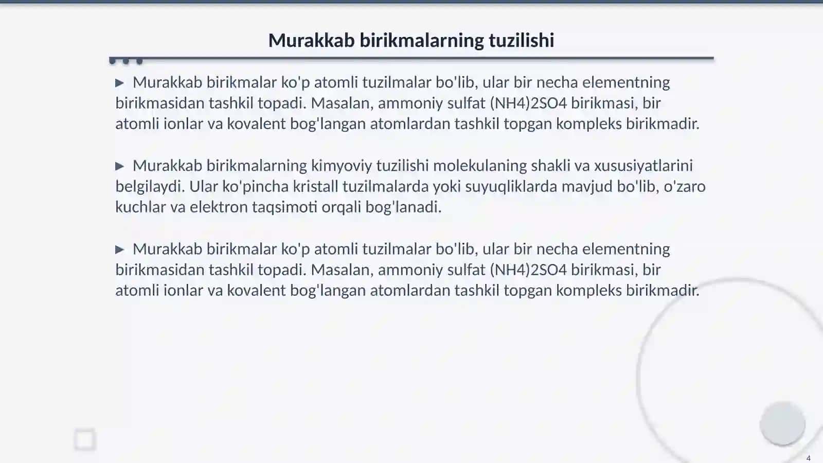 Kimyoviy bogʻlanishning hosil boʻlishi 4