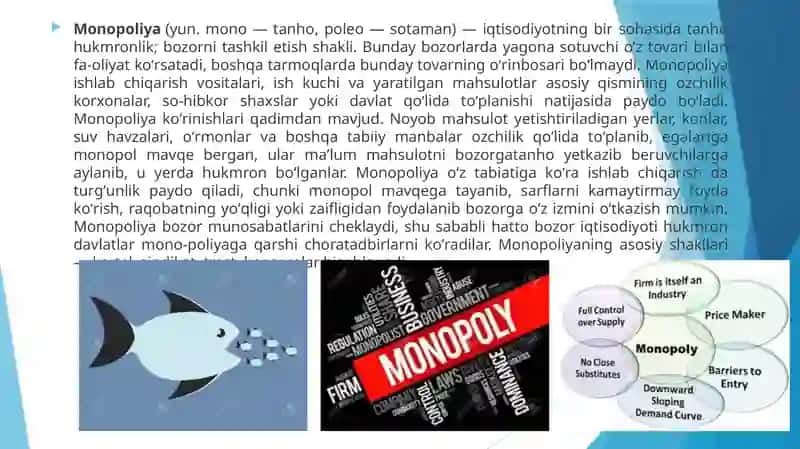 Monopoliyaning Narxlarga Ta'siri 4