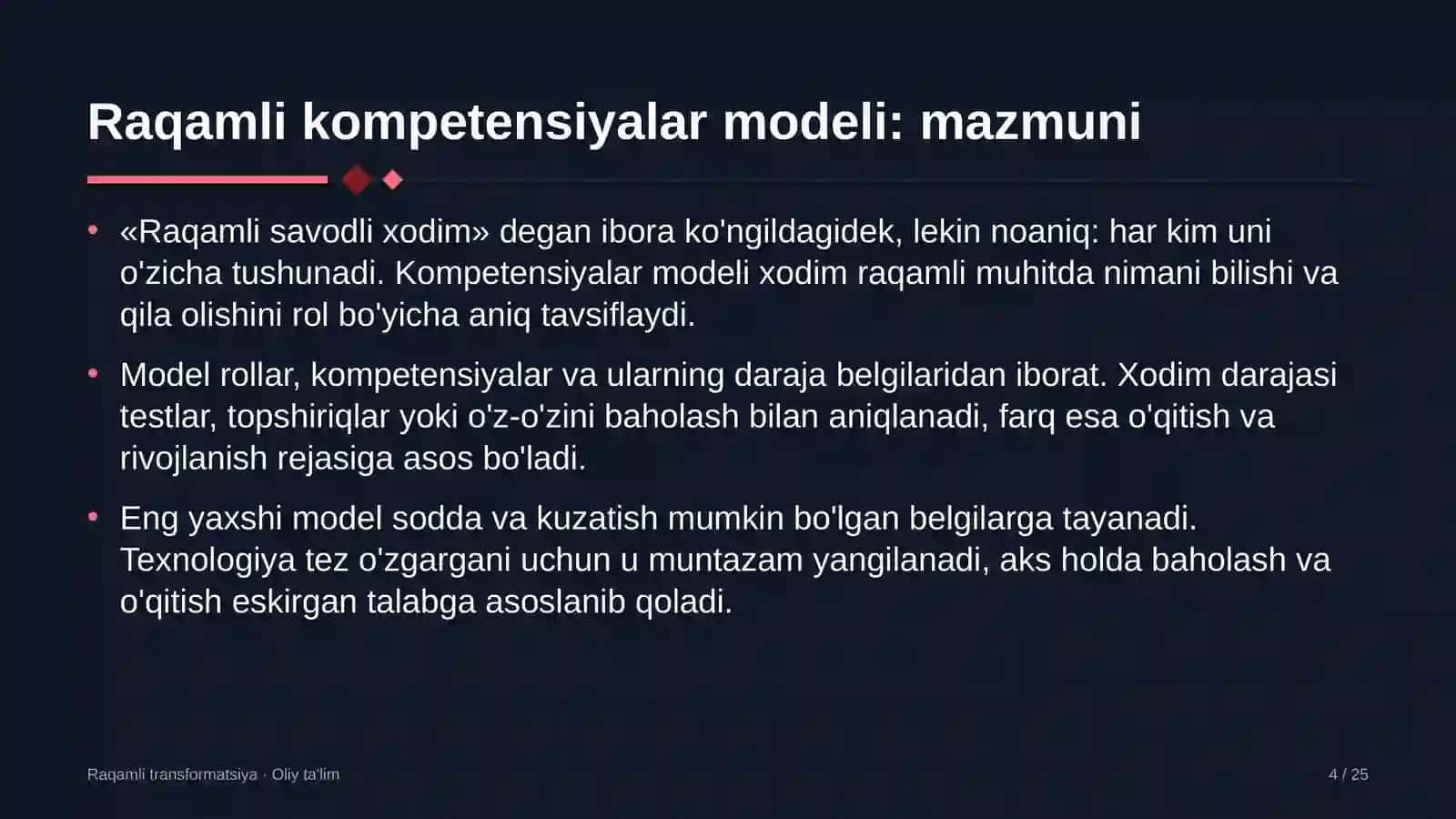 Avtomobilsozlik sanoatida raqamli kompetensiyalar modelini ishlab chiqish 4