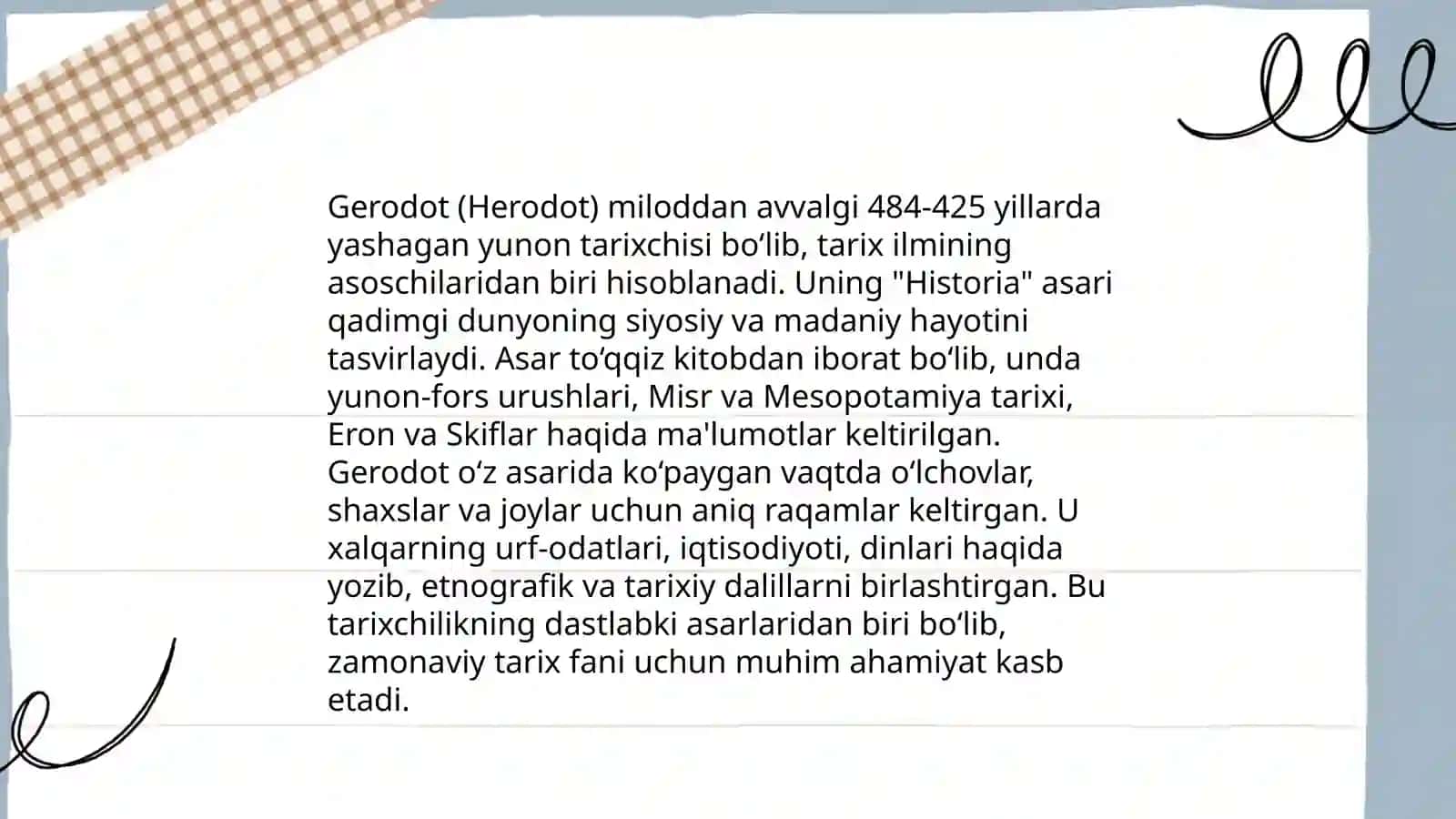 Geradot va uning Tarix asari 4