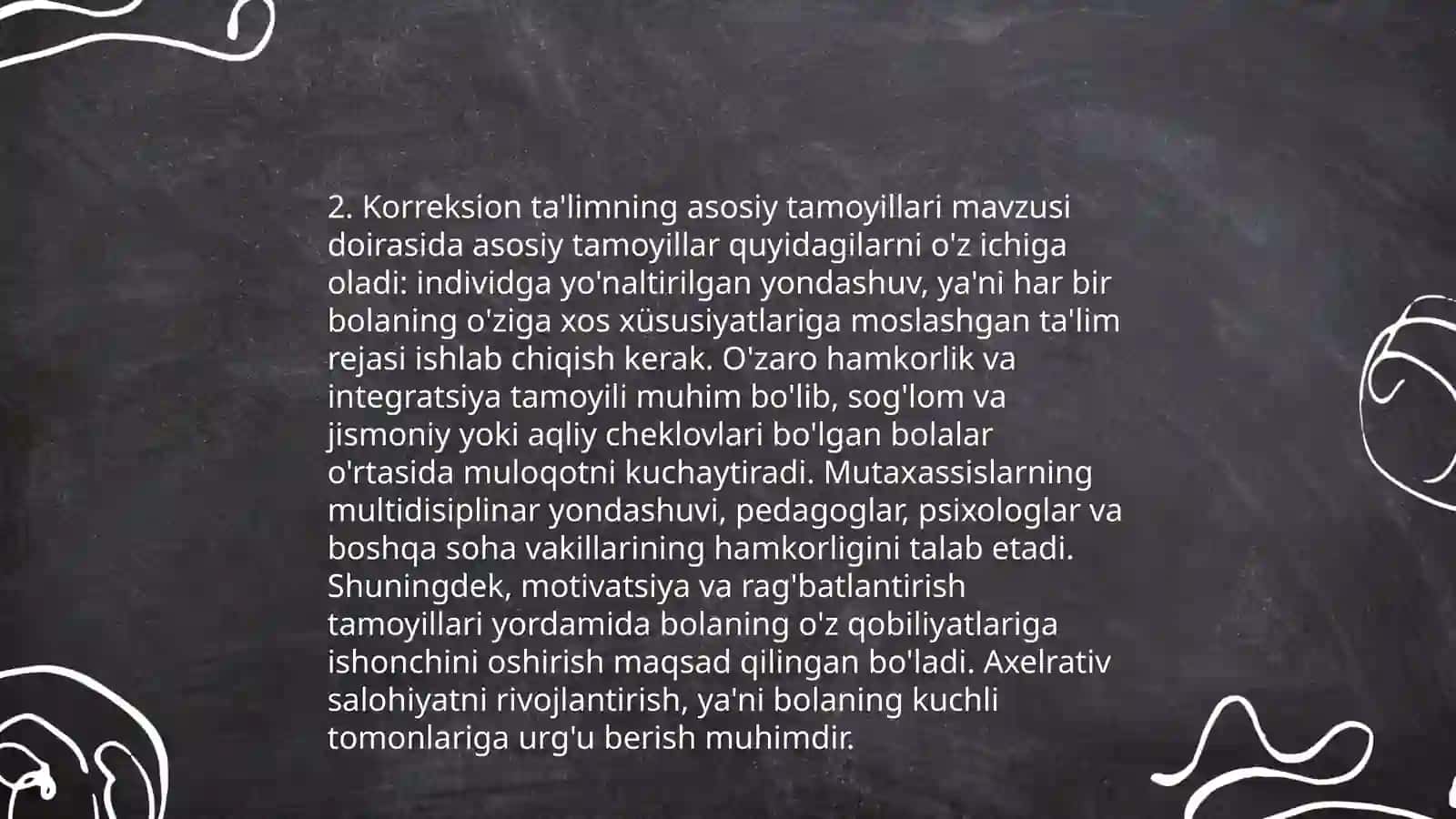 Ta'lim muassasi menejmenti korreksion va inkluziv ta'lim 4