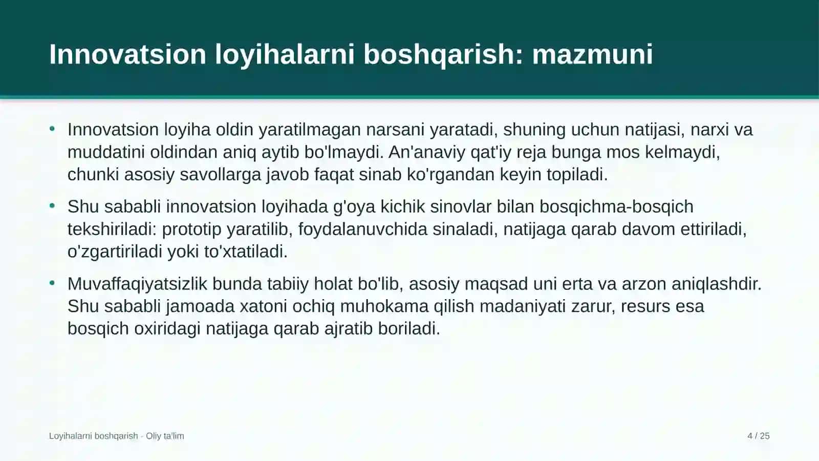 Filarmoniyalarda innovatsion loyihalarni boshqarish 4