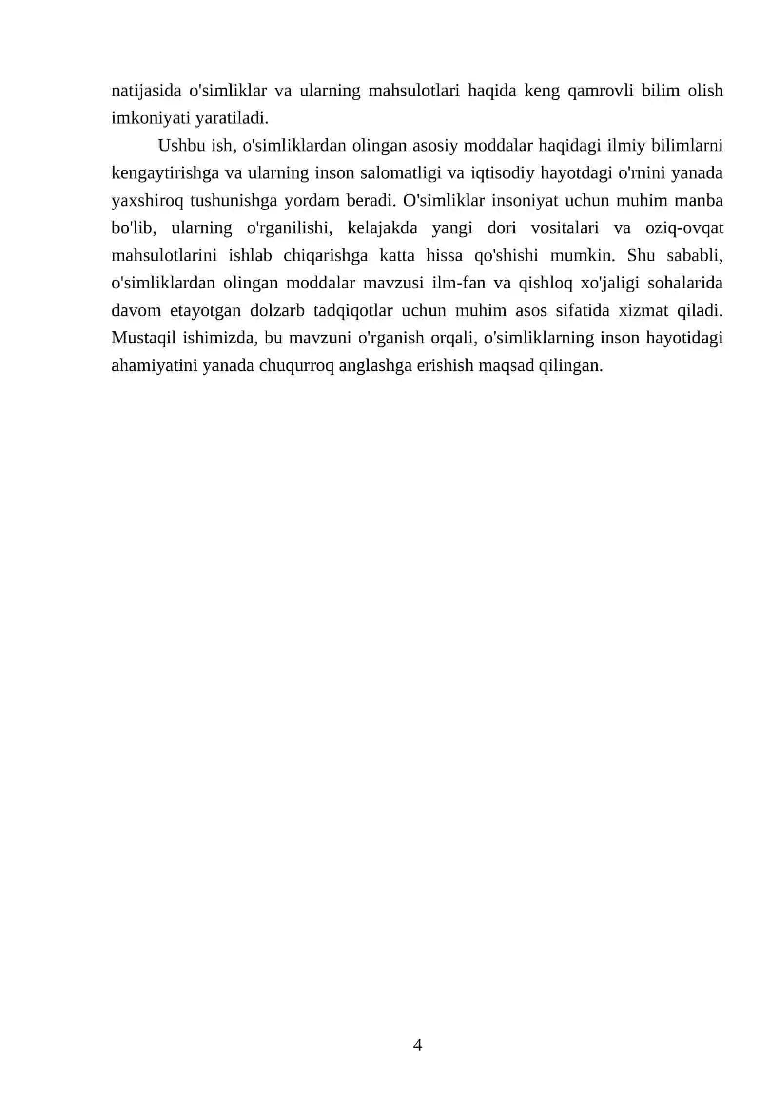 O'simlikdan kelib chiqadigan asosiy moddalar 4