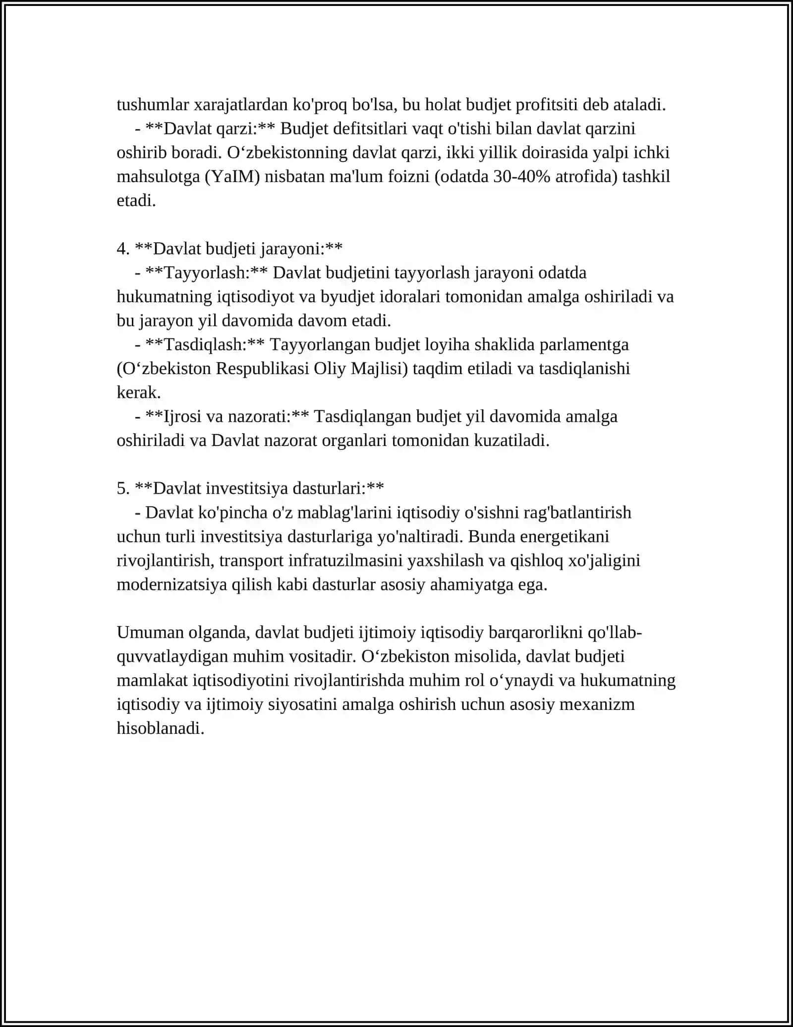 DAVLAT XARAJATLARI 4