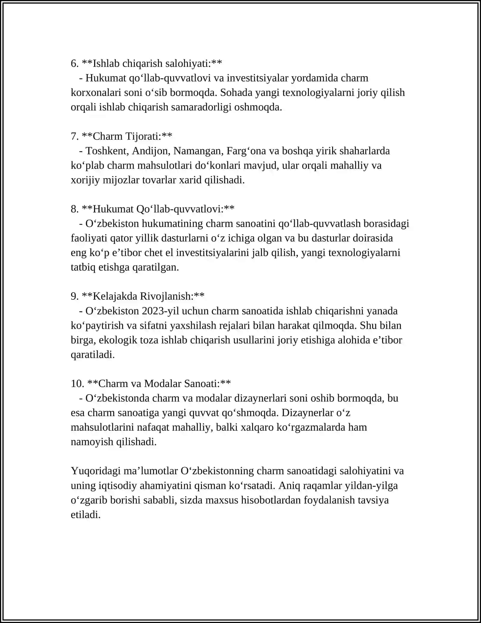 TURLI POYABZAL ASSORTIMENTI DETALLARI UCHUN QO'LANILLADIGAN ASOSSIY MATERIALLARGA TASNIFI 4