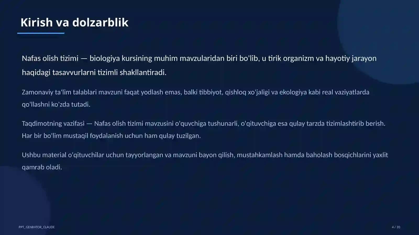 Nafas olish tizimi (8-sinf) 4