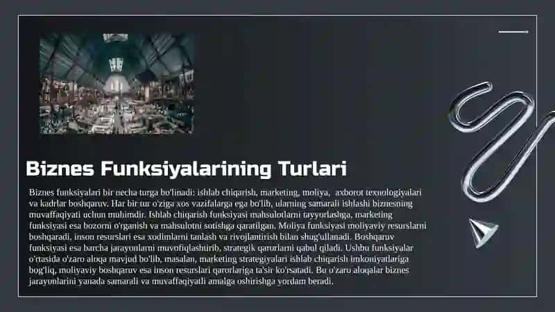 Biznes Funksiyalari Tushunchasi 4