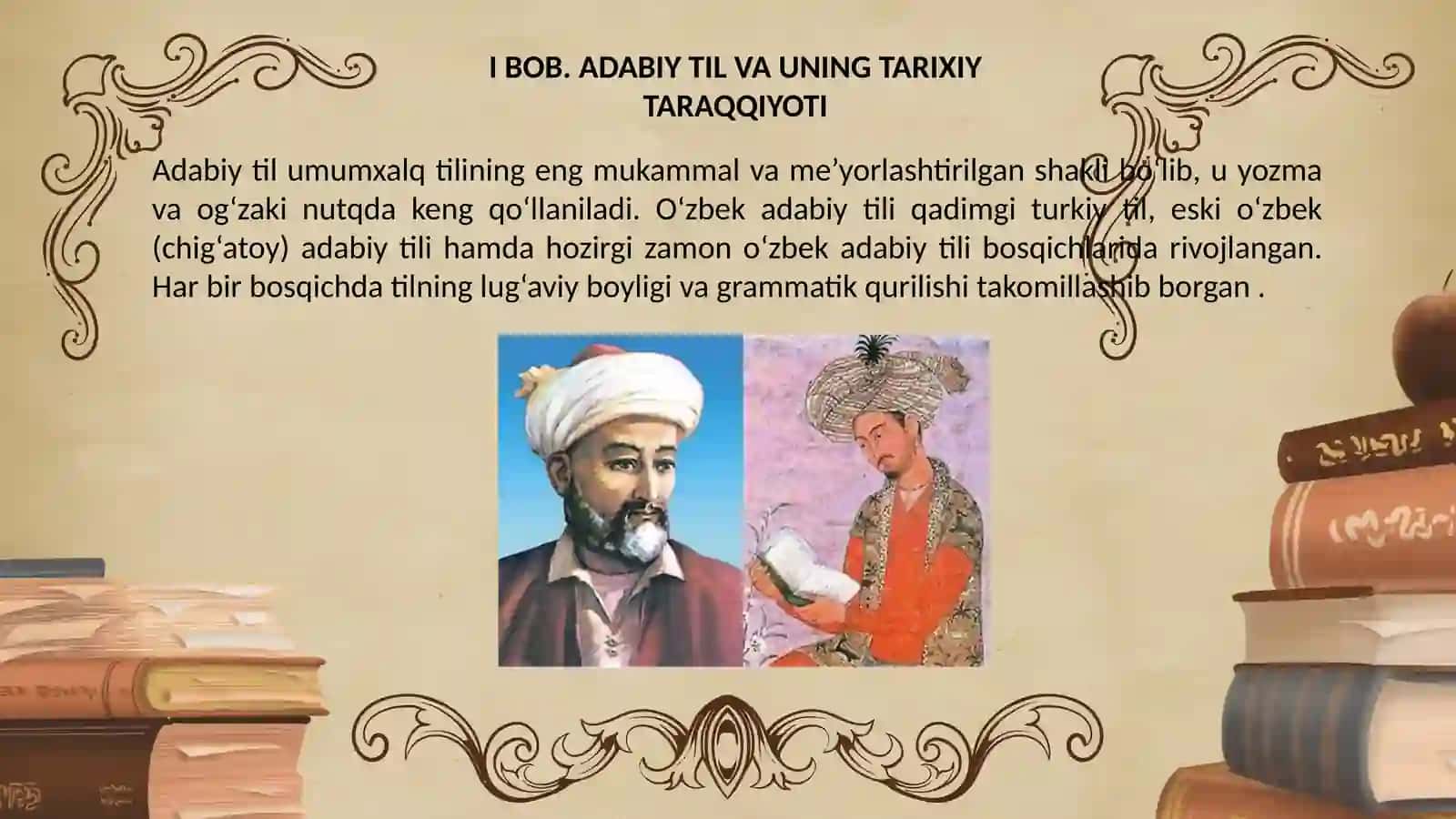 “Adabiy til takomilida lug‘ at va grammatik asarlarning o ‘rni” 4