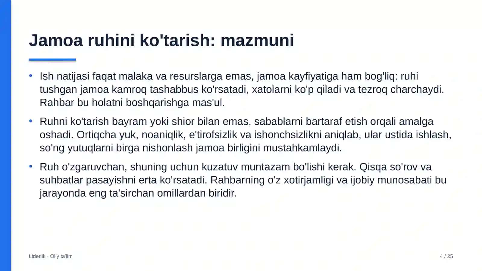 tergov hibsxonalarida jamoa ruhini ko'tarish 9625 4
