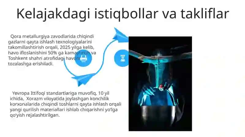 Konchilik, Kimyo va Metallurgiya sanoatining atrof-muhit muhofazasi bilan bogʻliqligi 4