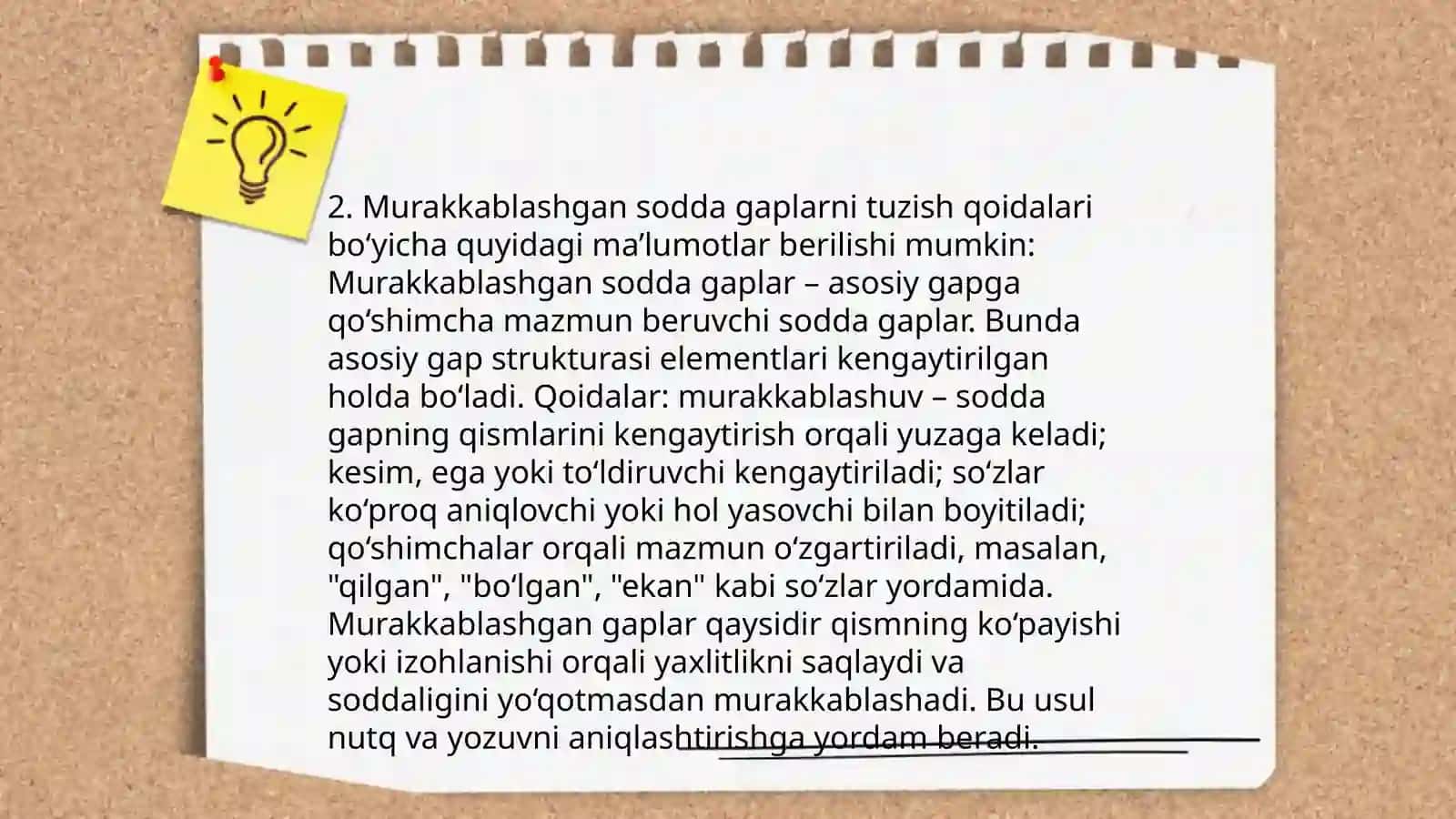 Murakkablashgan sodda gaplar 4