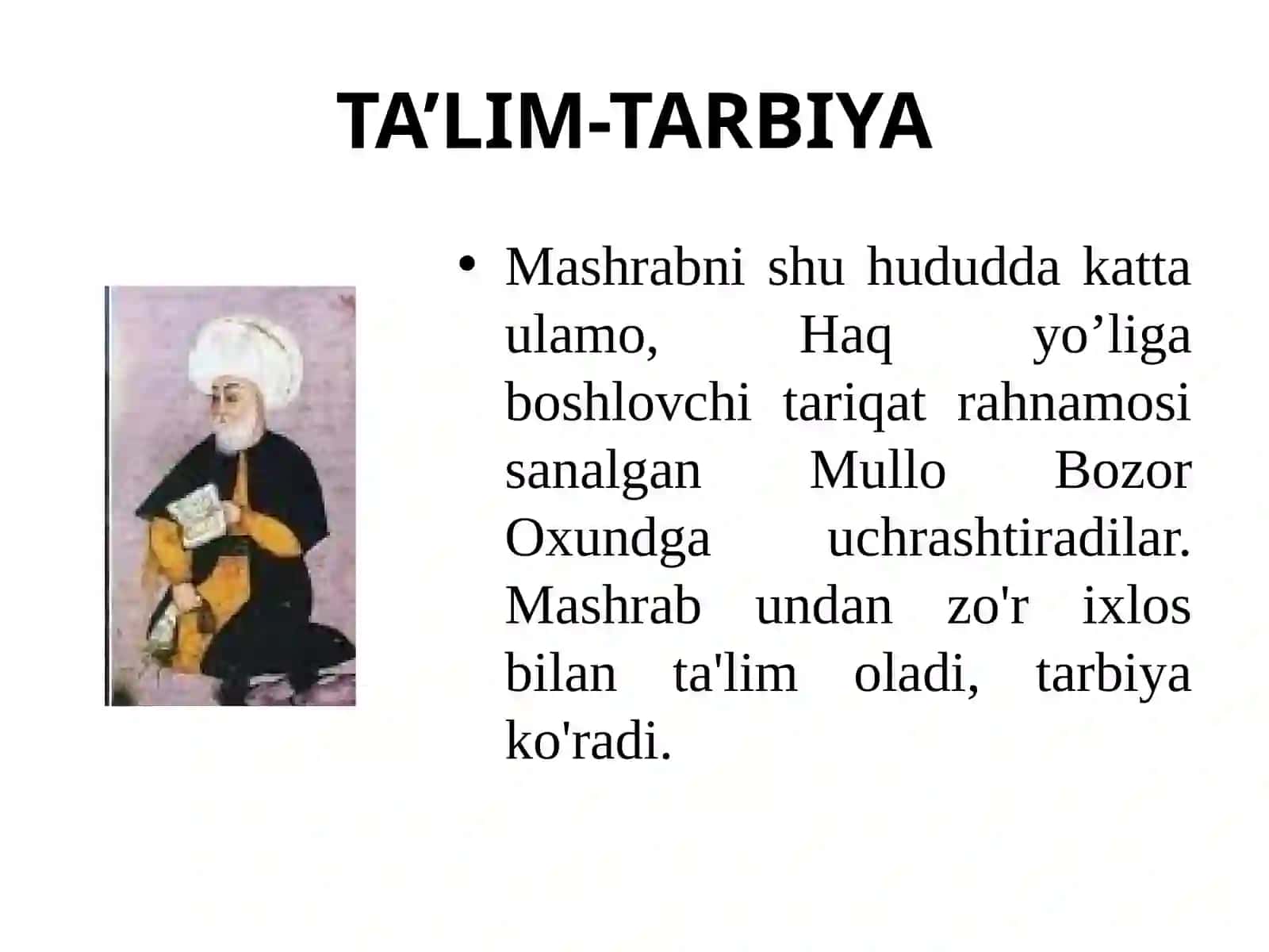 BOBORAHIM MASHRAB (1653-1711) 4
