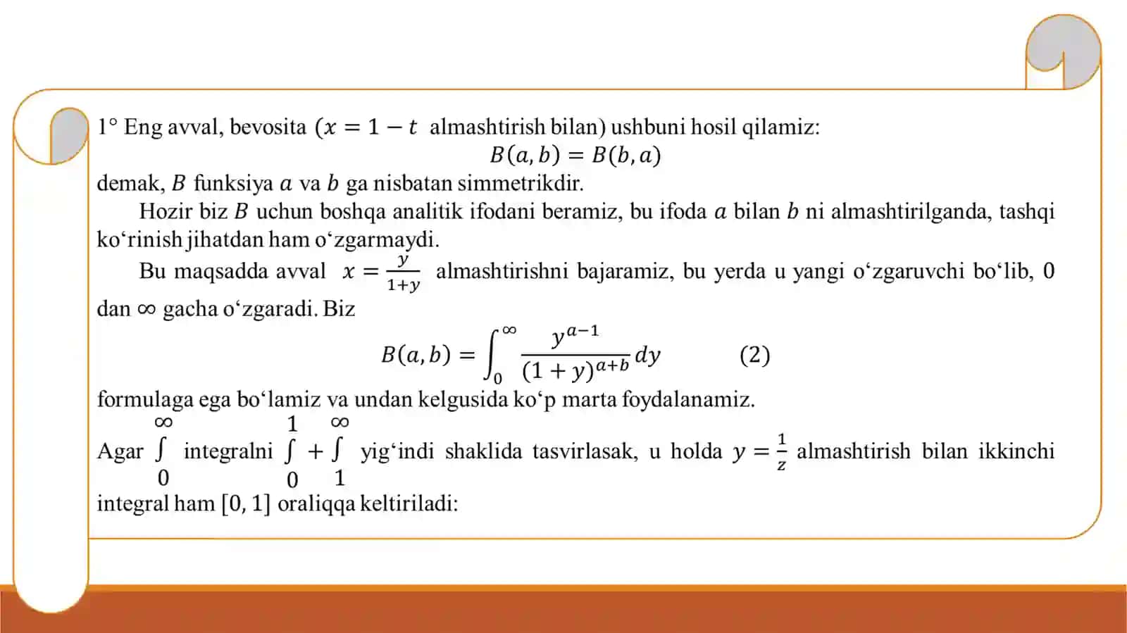 Eyler almashtirmalari 4