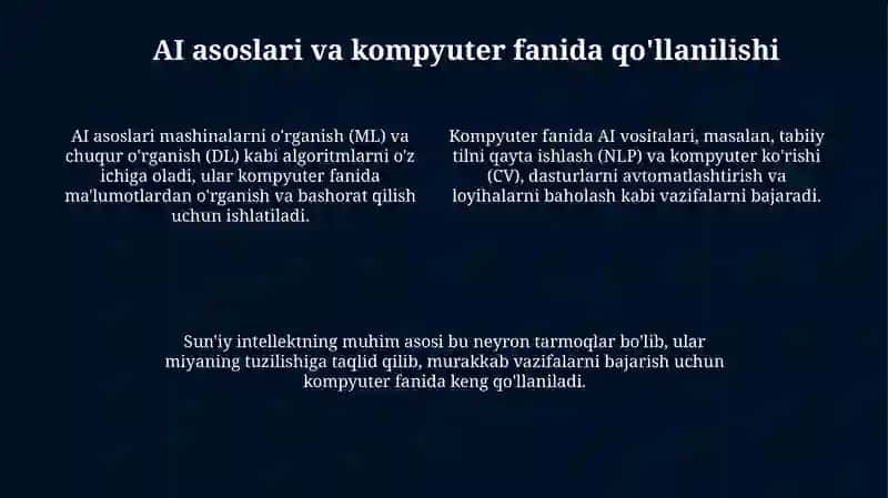 Sun`iy intelekt yordamida informatika fanini o`qitish 4