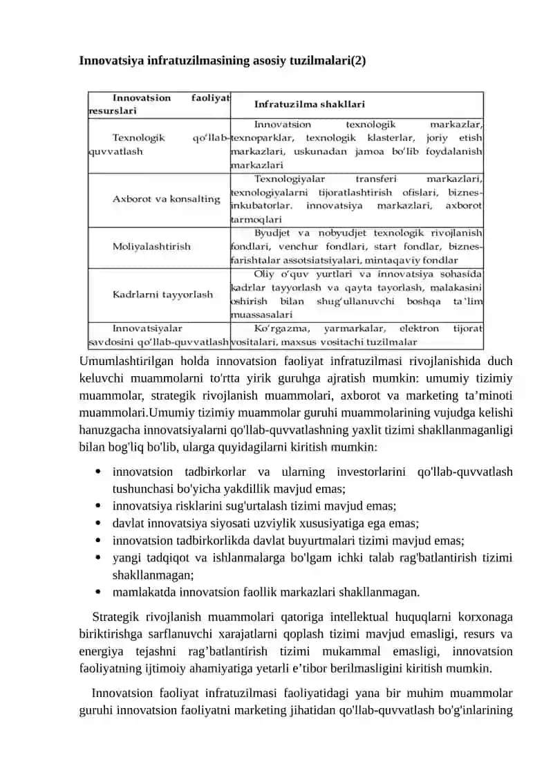 Zamonaviy iqtisodiyot yangi mahsulot, materiallar, texnologiya, uskunalarni yaratish 4
