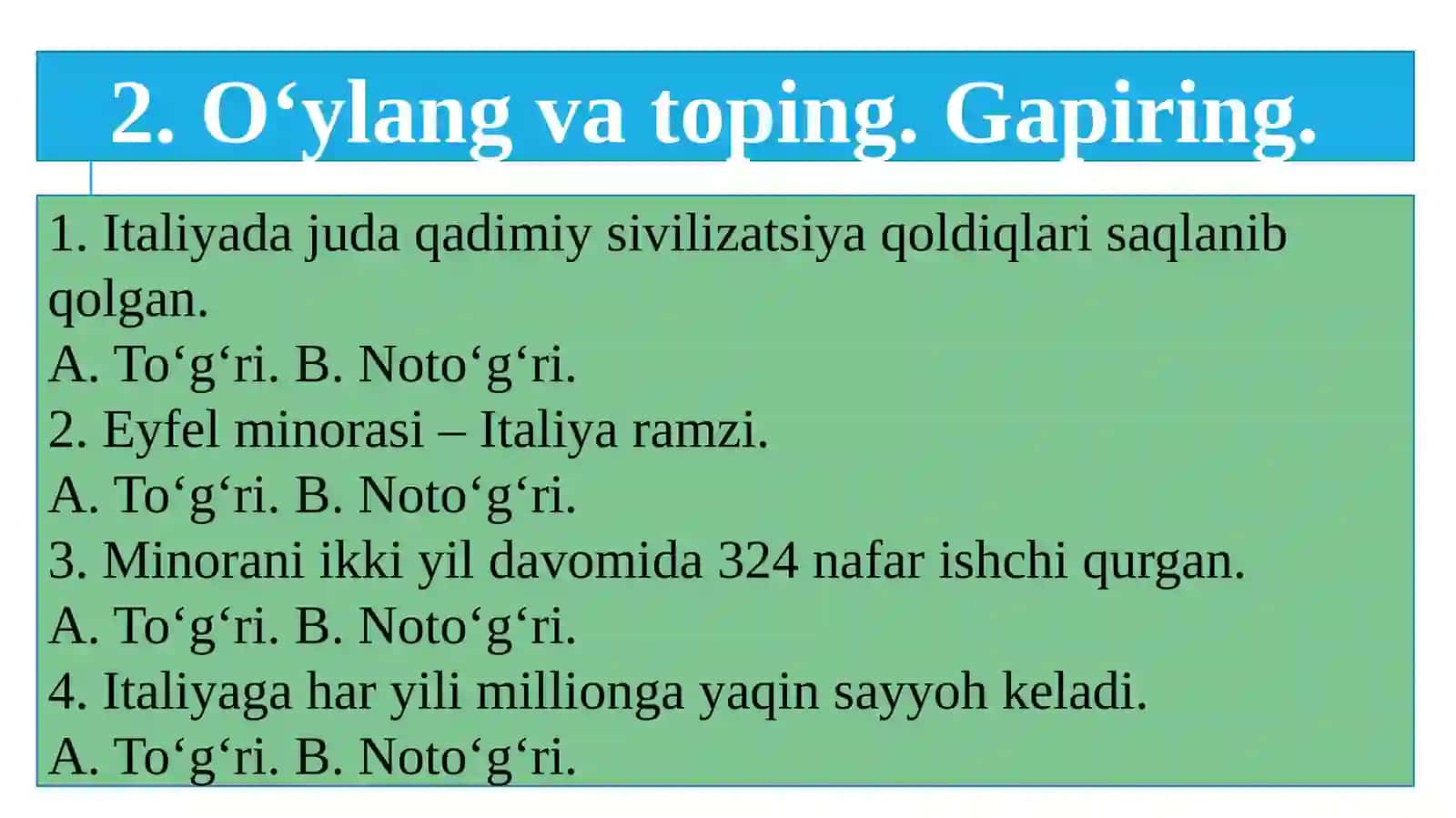 O‘zbektili 4