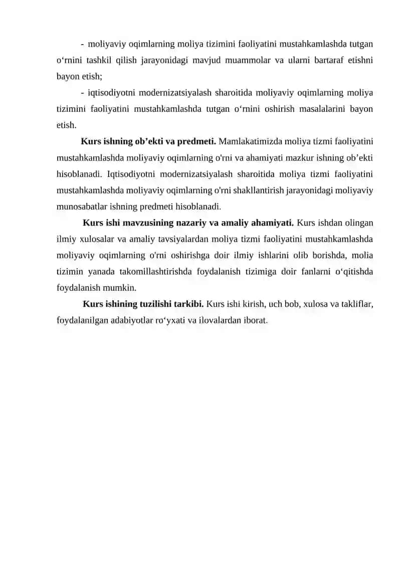 IQTISODIYOTDA MODERNIZATSIYALASH SHAROITDA FOND BOZORINI RIVOJLANTIRISH ISTIQBOLLARI KURS ISHI 4