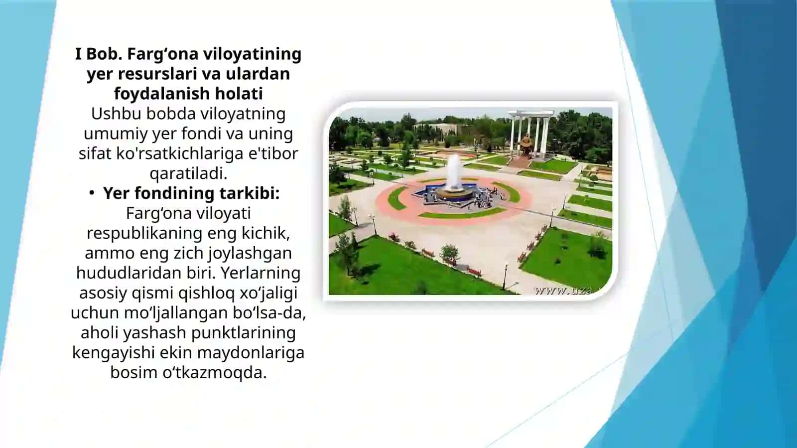 “Fargʻonada yer suv masalalari” 4