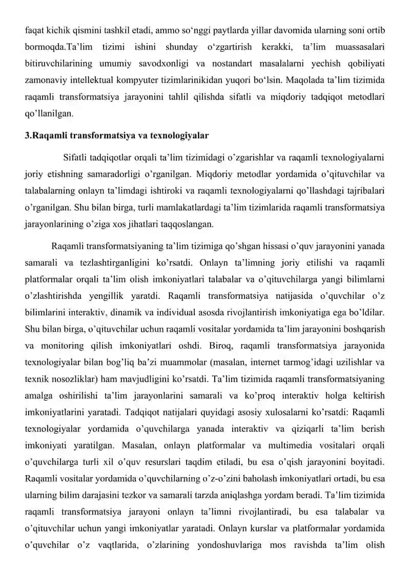 Ta’limda innovatsiyalar va raqamli transformatsiya 4