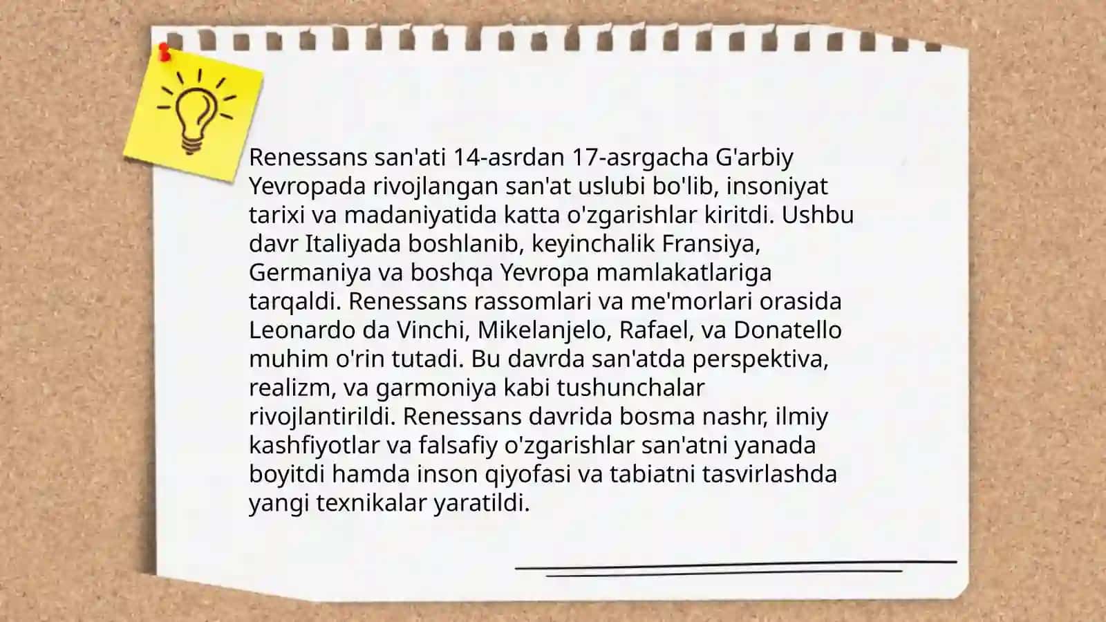 Renessans haqida 4