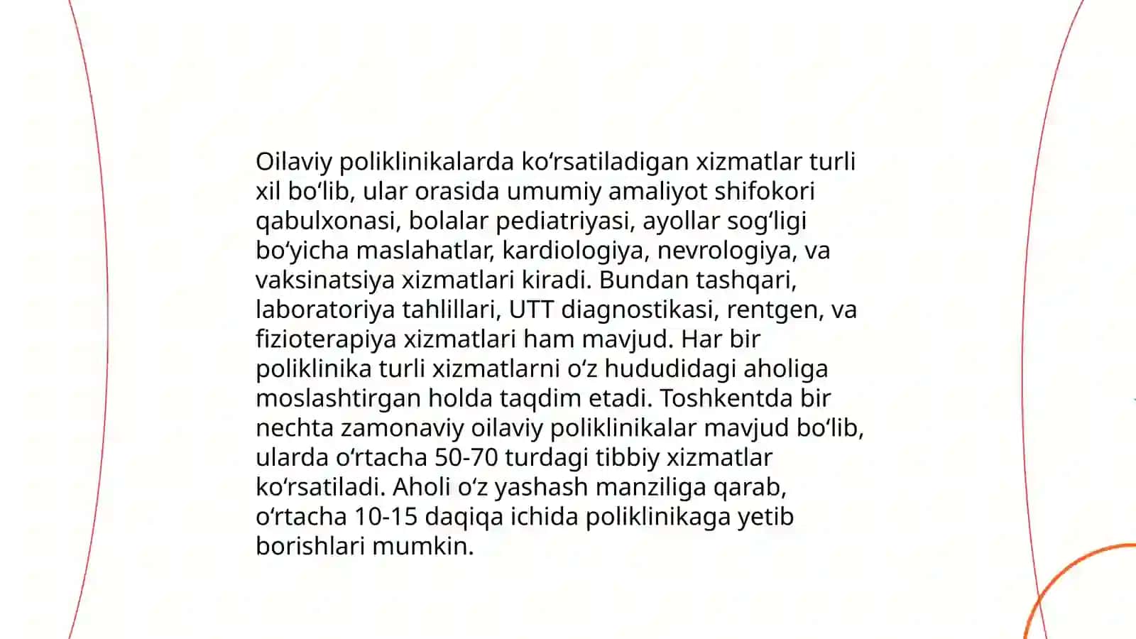 Oilaviy shifokor punkti va oilaviy poliklinikalar 4