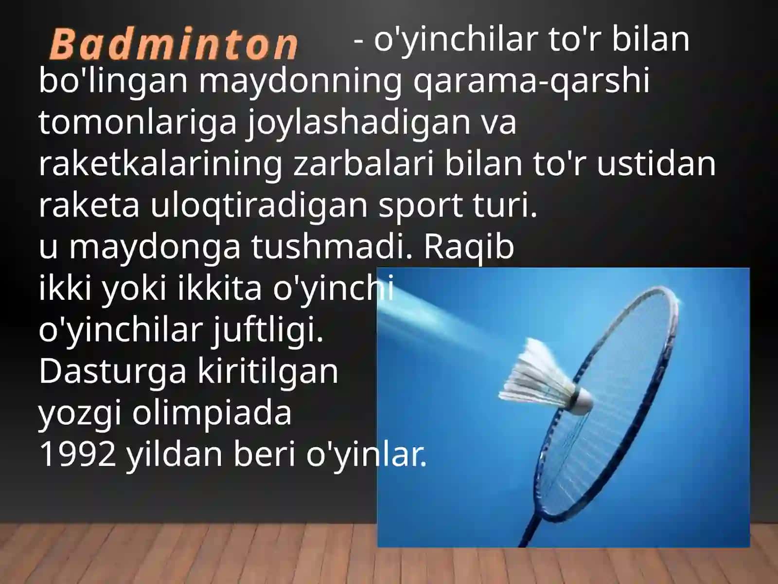Badminton 4