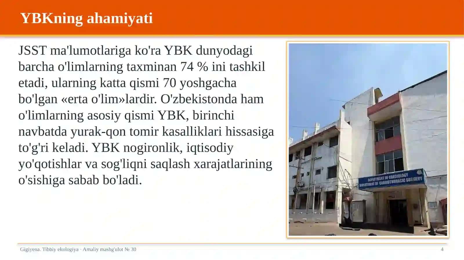 Yuqumli bo'lmagan kasalliklar profilaktikasi 4