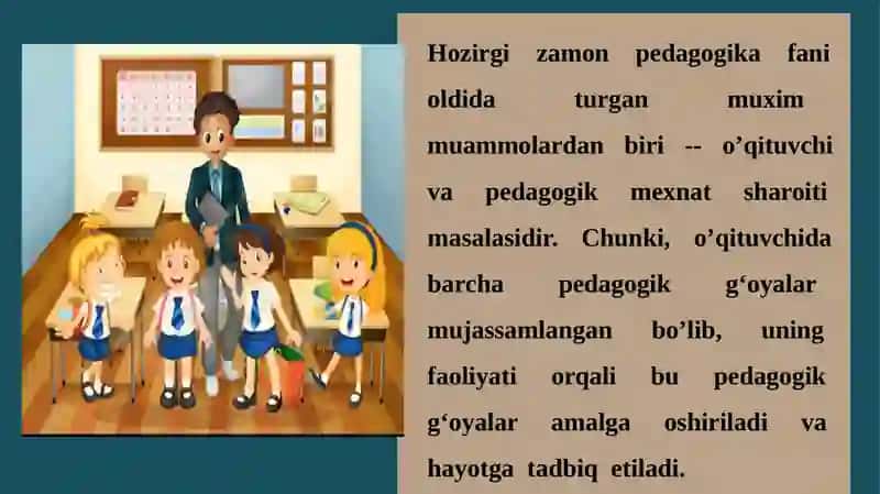 Pedagogik mahorat haqida tushuncha uning oʻqituvchi faoliyatida tutgan oʻrni 4