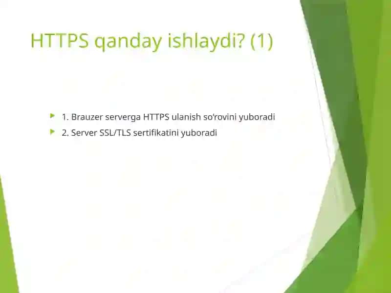 HTTPS (HTTP Secure) 4