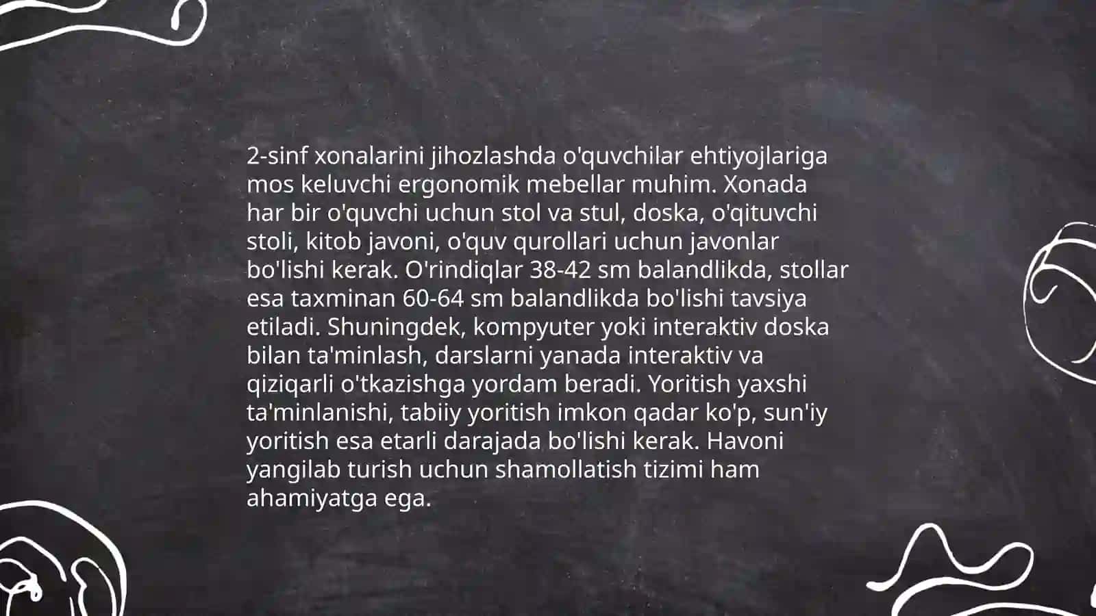 Rivojlanish markazlari uchun sinflarni ishlab chiqish 4