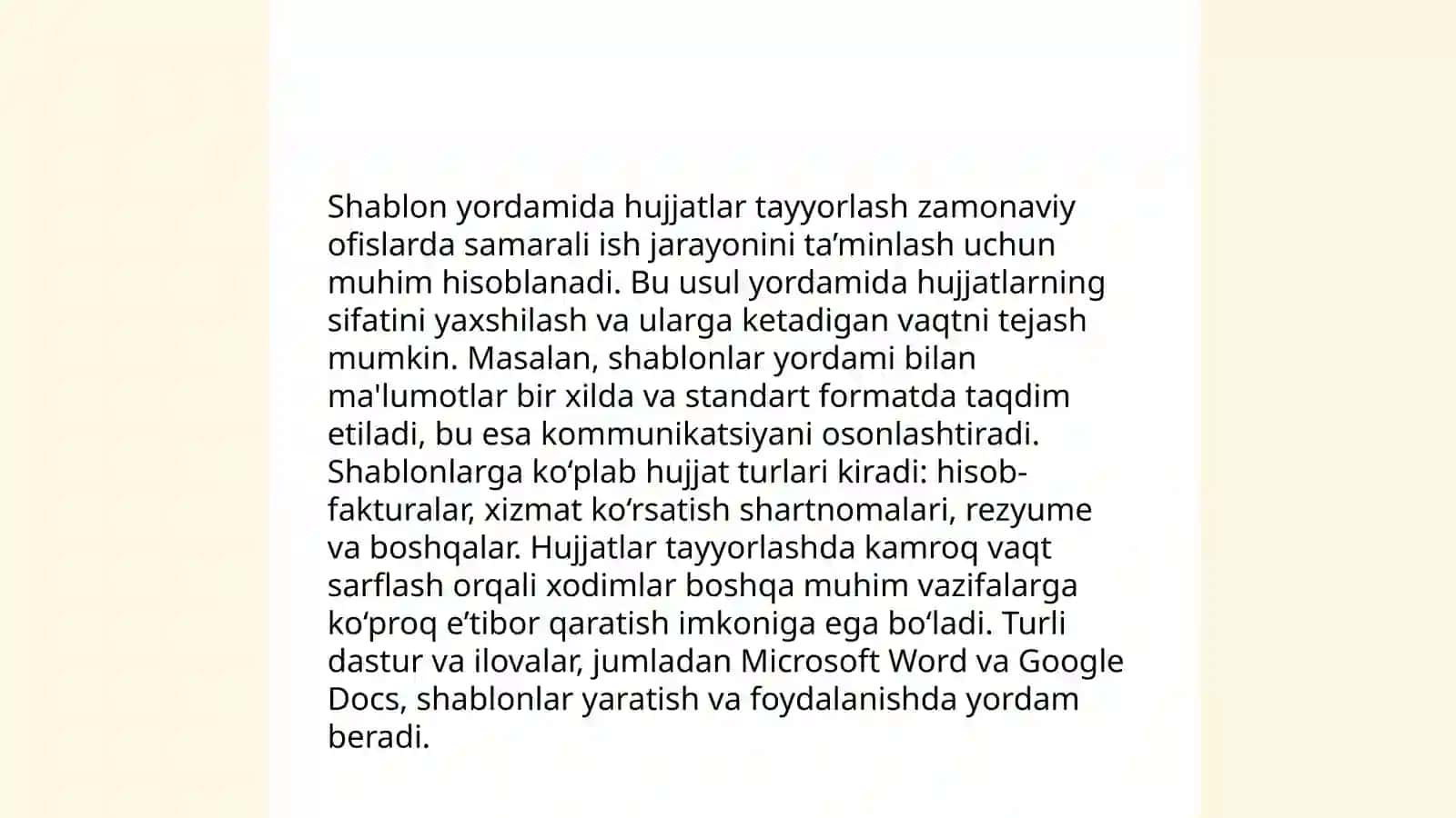 Avtomatlashtirilgan vositalar va shablonlar 4