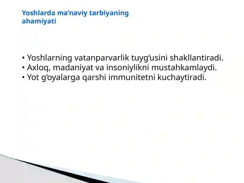 Ma’naviy-ma’rifiy tarbiya 4