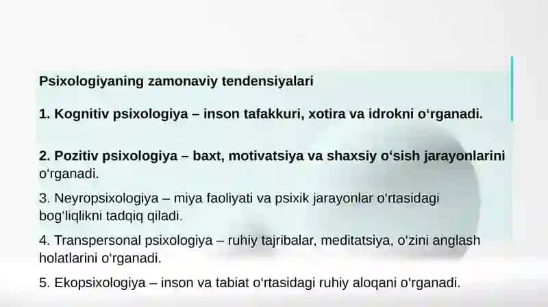 Pisixologiya fanidan mustaqil ta'lim topshirig'i 4