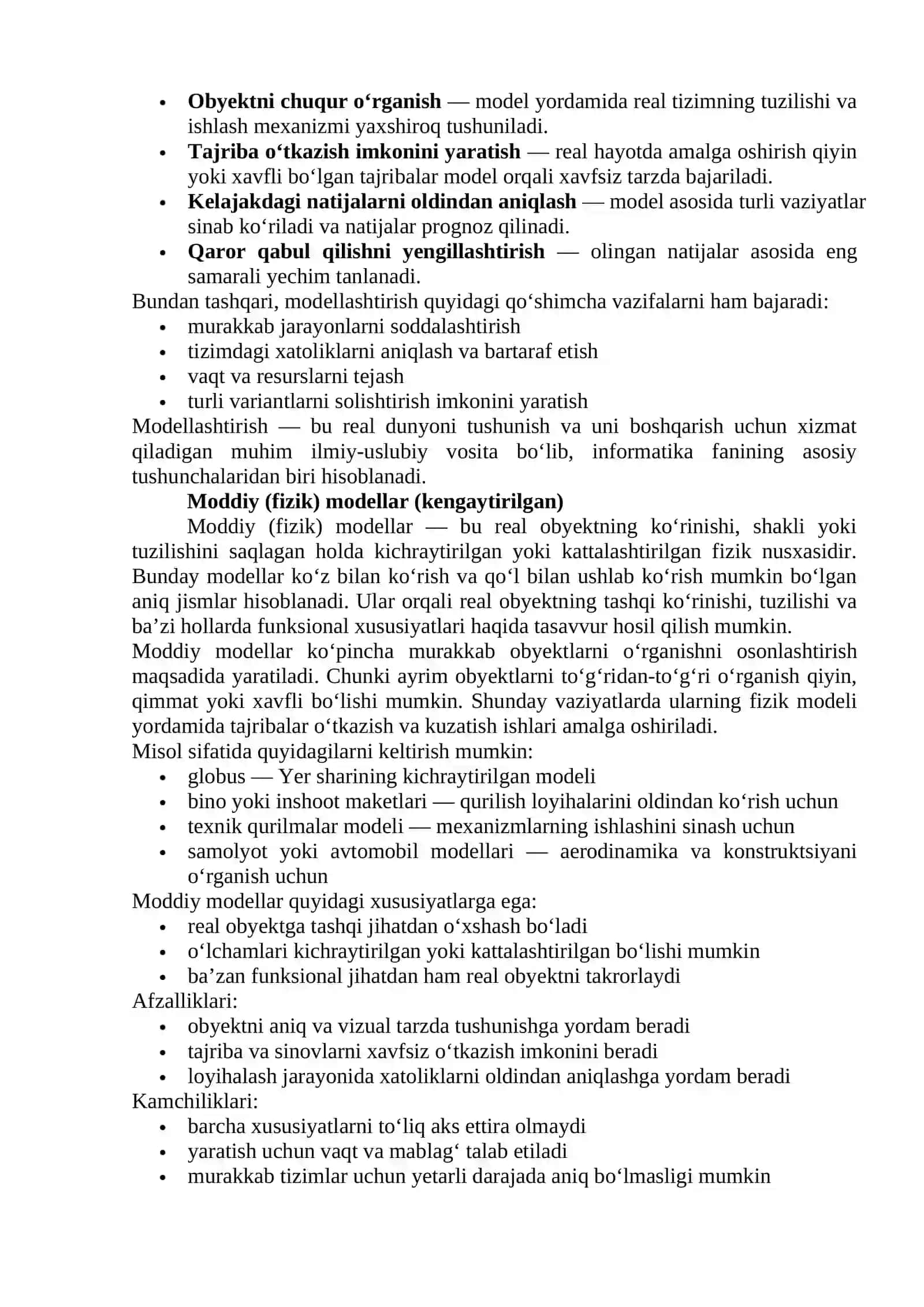 INFORMATIKADA MODELLASHTIRISH HAQIDA TUSHUNCHA 4