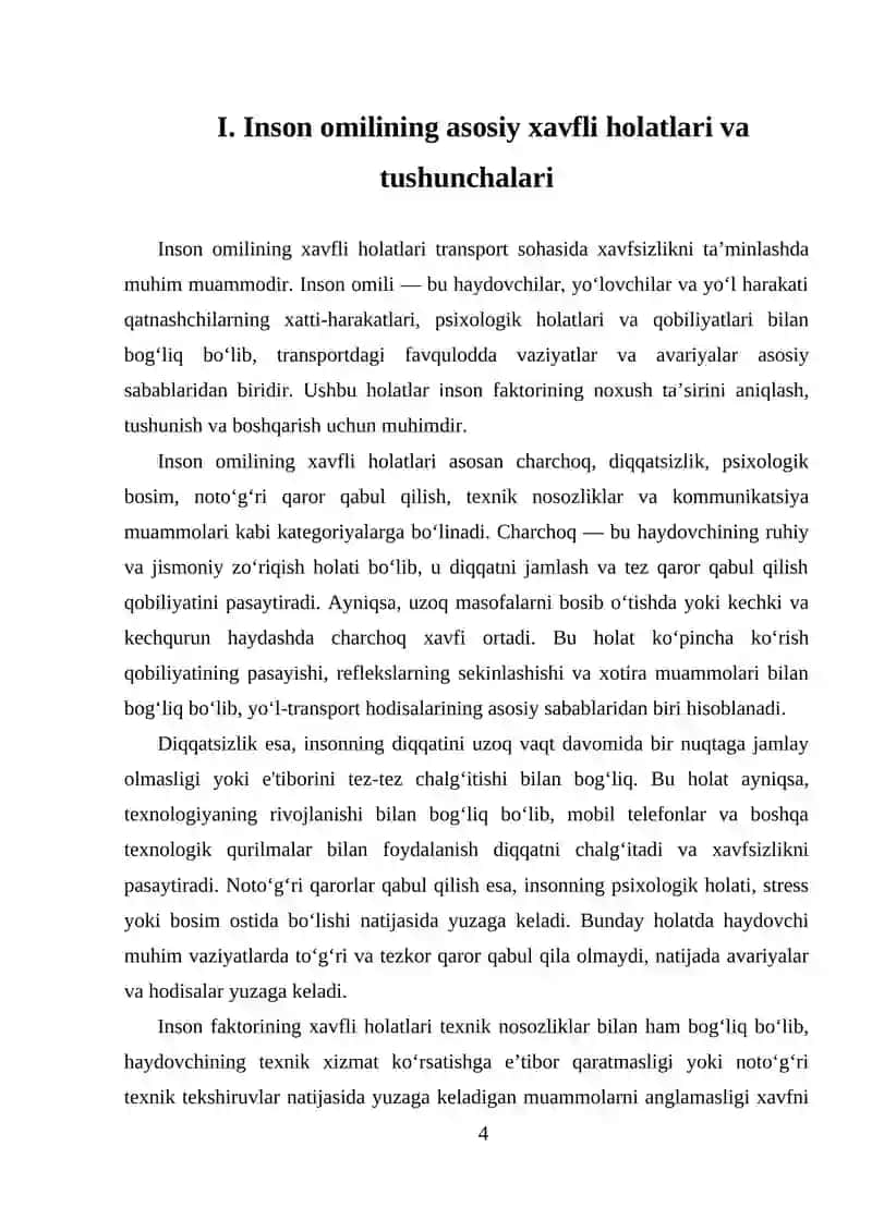 TRANSPORTDA INSON OMILINING XAVFLI XOLATLARI 4