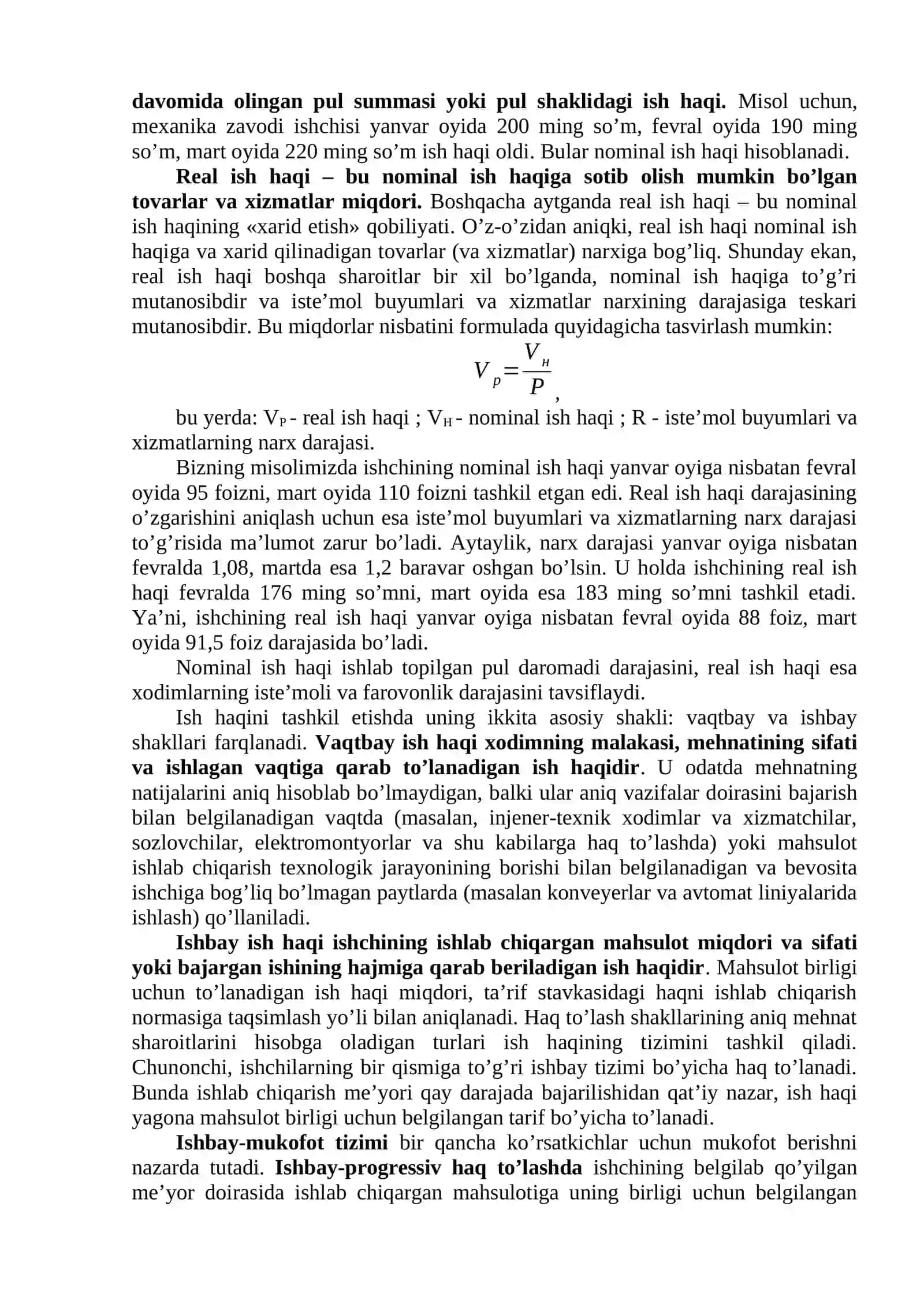 Raqobatning turli shakllarida ish haqining shakllanishi 4