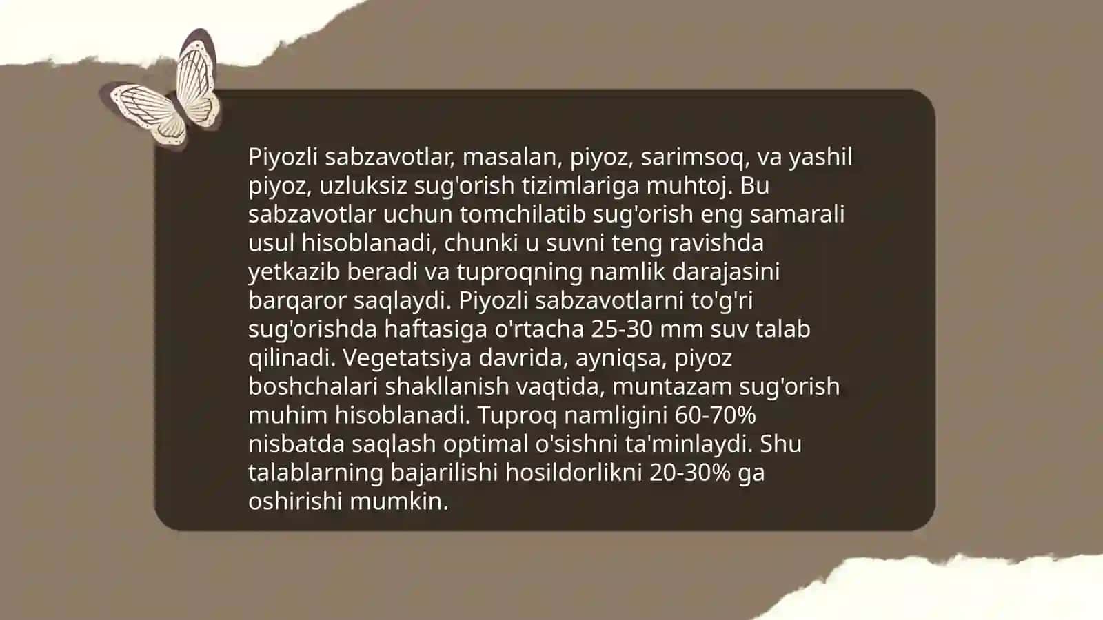 Piyozli sabzavotlarning innovatsion texnalogiya asosida yetishtirish 4