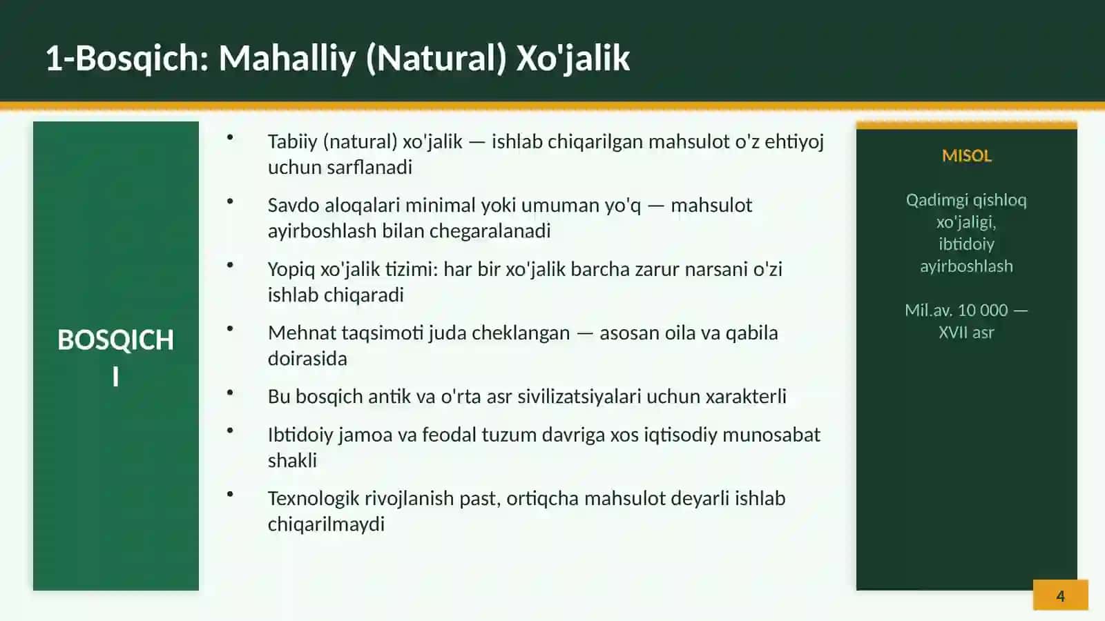 Xalqaro xo'jalikdan global iqtisodiyotga — rivojlanish bosqichlari va integratsiya jarayonlari 4