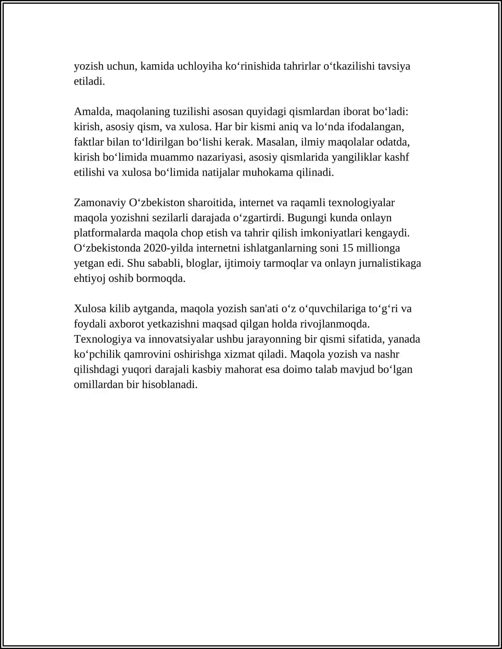 ARTICLES 4
