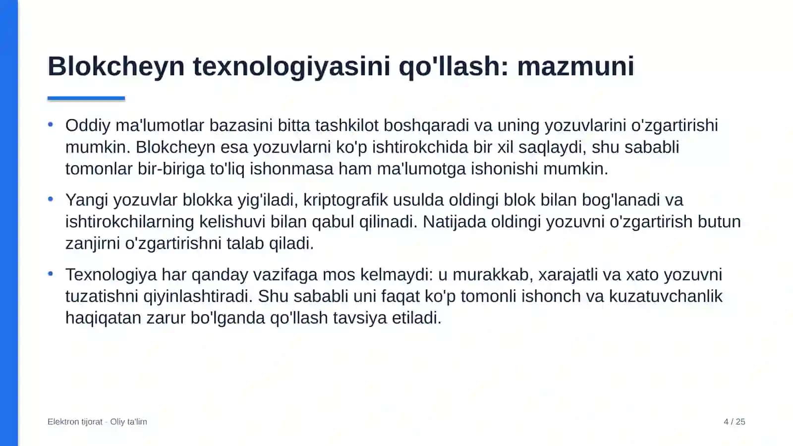 Avtomaktablarda blokcheyn texnologiyasini qo'llash 4