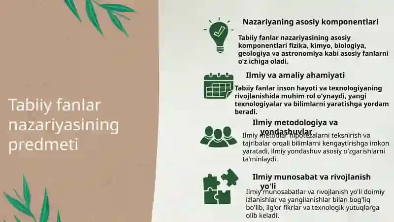 Tabiiy fanlar nazariyasi va metodikasi 4