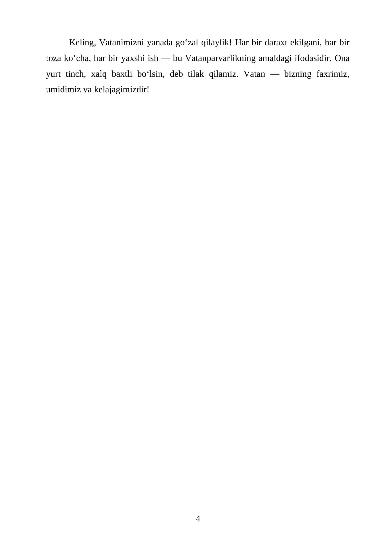 Diktantlar to'plami 4
