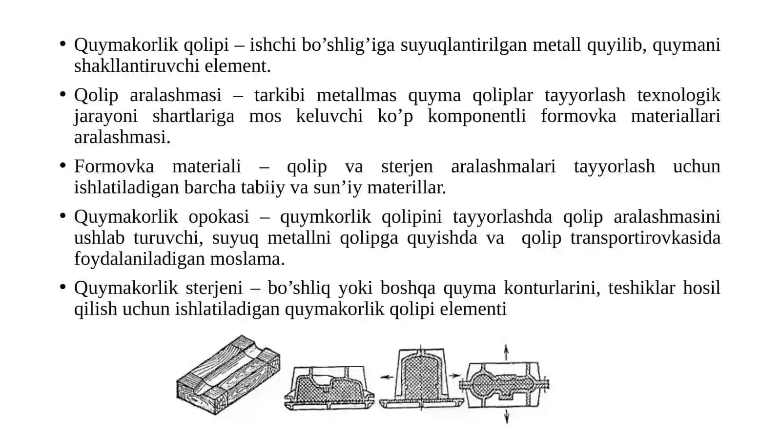Quymakorlik ishlab chiqarish texnologiyasi 4